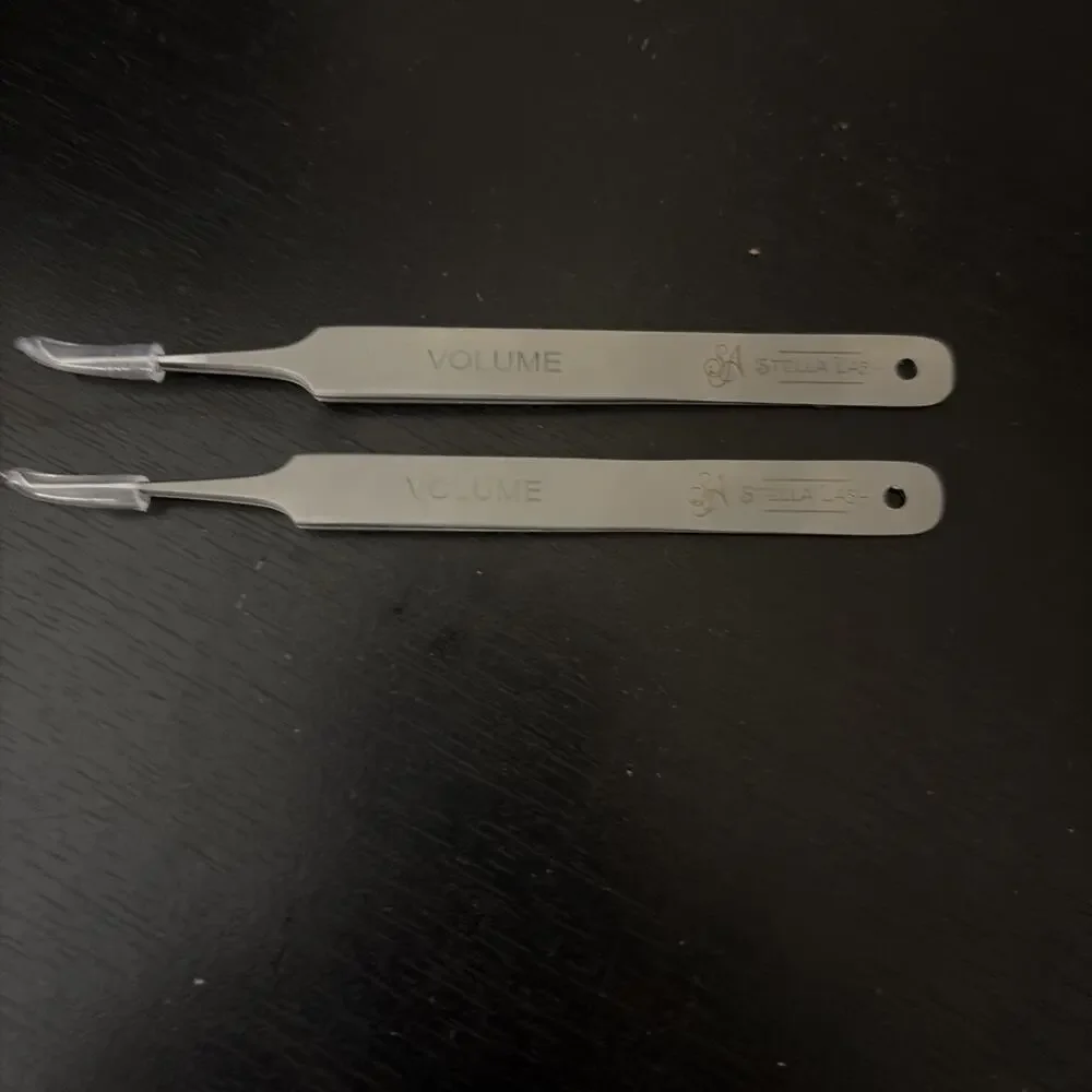 Stella Lash Volume Tweezers Lot Of 2